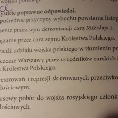 Bezpośrednie przyczyny wybuchu powstania listopadowego: detronizacja cara, rozwiązanie sejmu, udział wojska polskiego w tłumieniu powstania belgijskiego, opuszczenie Warszawy przez urzędników carskich, represje wobec organizacji niepodległościowych, pr...