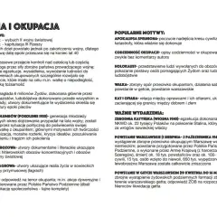 Literatura wojny i okupacji: definicje terminów, motywy i wydarzenia II wojny światowej, w tym Holokaust i powstania.