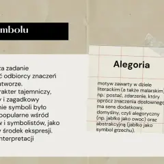 Cechy symbolu i alegoria w literaturze. Symbolizm w literaturze ukrywa znaczenia, a alegoria dodaje głębi.