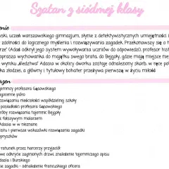 Adam Cisowski, młody detektyw, rozwiązuje zagadki w majątku Bejgoła. Odkrywa skarb i przeżywa pierwszą miłość.