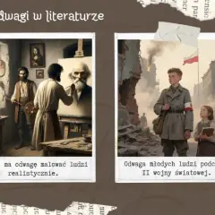 Człowiek walczy z marlinem, maluje portret, dzieci w ruinach i pilot w ogniu – obrazy pokazują, ile człowiek jest gotów poświęcić dla innych.