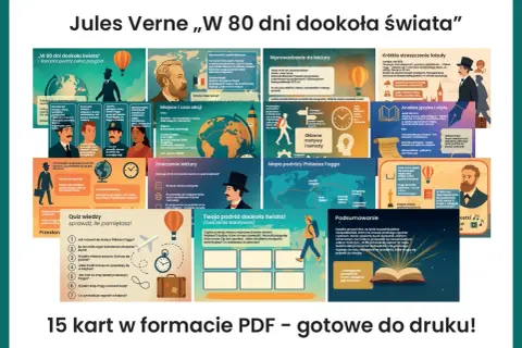 Jules Verne „W 80 dni dookoła świata” – streszczenie, mapa podróży, quiz i analiza. Poznaj przygody Phileasa Fogga!