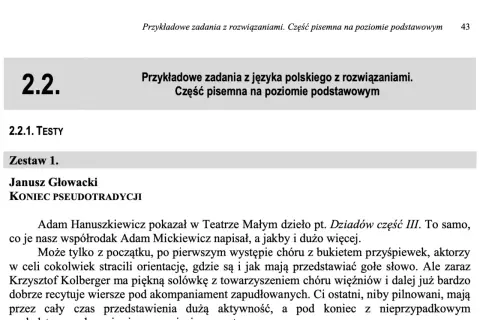 Recenzja "Dziadów cz. III" w reżyserii Hanuszkiewicza. Opis przedstawienia, aktorów i ich gry.