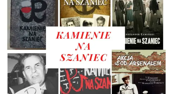Książka "Kamienie na szaniec" i jej adaptacje filmowe, opowiadające o akcjach dywersyjnych Szarych Szeregów.