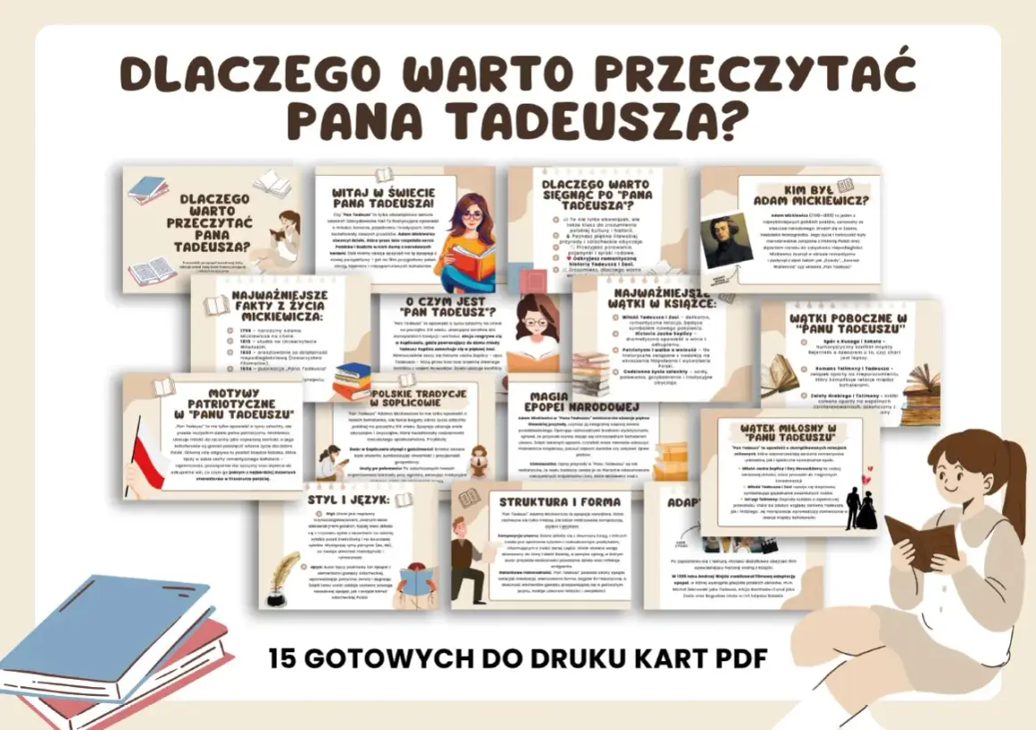 Pan Tadeusz: motywy patriotyczne, polskie tradycje, miłość i epopeja narodowa. Odkryj bogactwo dzieła Mickiewicza!
