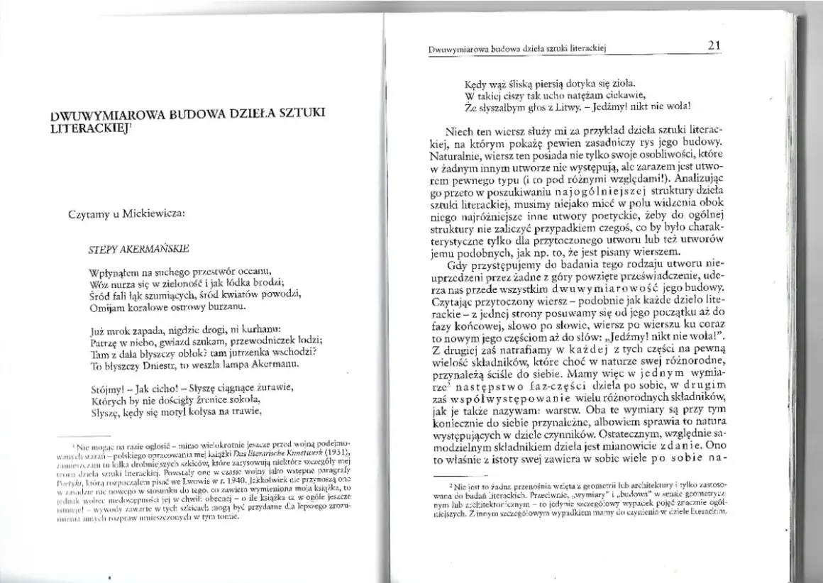Stepy Akermańskie Mickiewicza – streszczenie wiersza. Analiza dwuwymiarowej budowy dzieła literackiego.