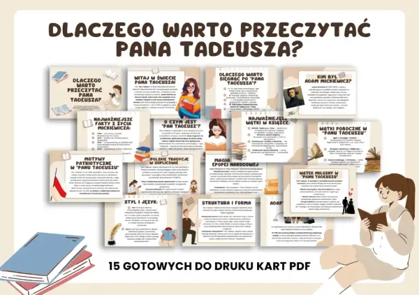 Pan Tadeusz: motywy patriotyczne, polskie tradycje, miłość i epopeja narodowa. Odkryj bogactwo dzieła Mickiewicza!
