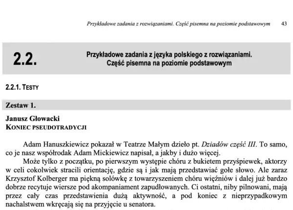 Recenzja "Dziadów cz. III" w reżyserii Hanuszkiewicza. Opis przedstawienia, aktorów i ich gry.